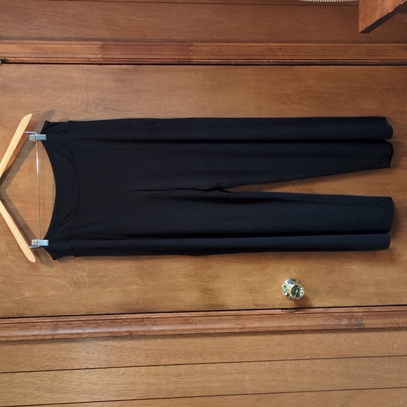 Athleta Well Rested Rib Sleep Wide Leg Pajama Pant In Black Size XL - Picture 5 of 11